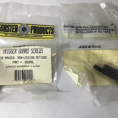 Mauser Trigger Guard Screws For Non-Locking Actions. #Misc-8 • $28.95