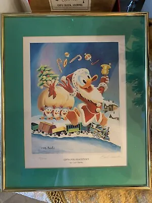 Carl Barks Gifts For Shacktown Lithograph Signed And Numbered 97 / 595 • $675