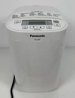 Panasonic SD-2500 White Automatic Bread Maker Gluten Free Mode • £94.99