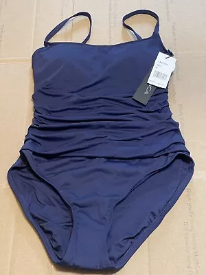 La Blanca Bandeau One Piece Swimsuit Blue Size 6 New With Tags • $29