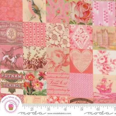 Moda CURATED IN COLOR 7461 18 Pink Cheater Print CATHE HOLDEN Quilt Fabric • $6.45