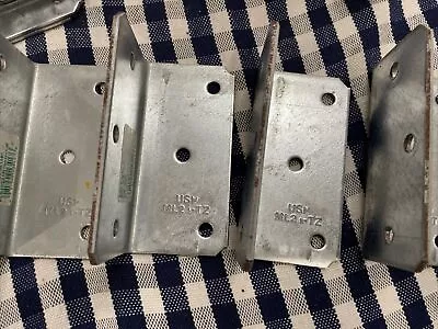 4 X MITEK  USP 12 Gauge Steel Angle   - ML24-TZ 2”x2”x4” Made In Usa • $13.99