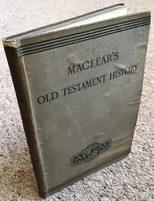 £9.49 • Buy ANTIQUE : A SHILLING BOOK OF OLD TESTAMENT HISTORY By G. F. Maclear  (1897)