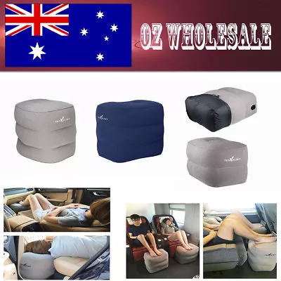 Car Air Plane Train Travel Inflatable Foot Rest Portable Pad Footrest Pillow Kid • $17.99