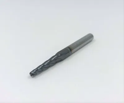 3/32  Carbide Endmill 4 Flute Ballnose 3 Degree Taper Per Side TiAlN  • $16.85