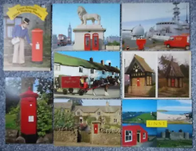 Postal Postboxes. 8 Postcards. • £2