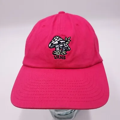 Vans Mens Baseball Hat Checker Mushroom Pink Adjustable Strapback  • $15