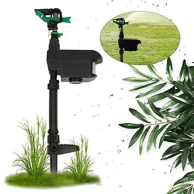 Animal Repellent Sprinkler Solar Scarecrow Motion Activated Water Sprinkler New • $41