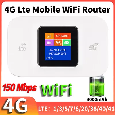 Mini 4G LTE Wireless Wifi Router Unlocked Mobile Broadband Modem Hotspot 150Mbps • $31.99