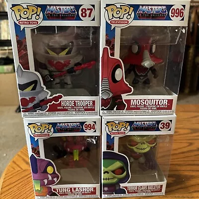 Pop! Motu Lot Of 4 Horde Trooper Mosquitor Tung Lashor Terror Claws Skeletor • $24.99