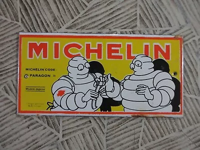 Porcelain Michelin Enamel Metal Sign Size 8  X 4  Inches • $24.99