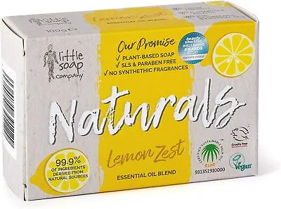 Little Soap Company Naturals Range Bar Soap Refreshing Cleansing Soap Bars Lemo • £2.97