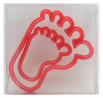 Babies Foot Feet Set Of 2 Cookie Cutter Biscuit Pastry Fondant Cutter • £3.49