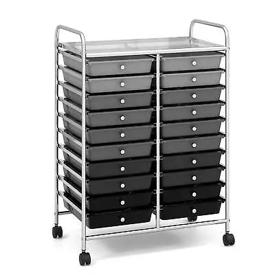 20 Drawers Rolling Storage Cart Art Craft Organizer On Wheels Multipurpose • $79.99