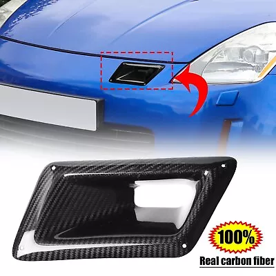 Carbon Fiber Bumper Air Vent Intake Duct Cover For Nissan 350Z Z33 2006-2009 • $56.58