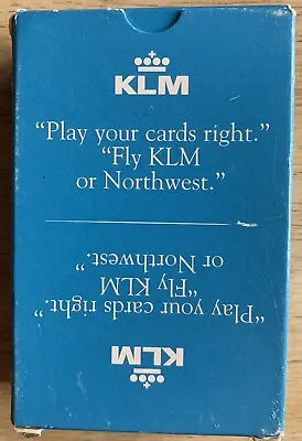 £8.99 • Buy KLM Airlines “play Your Cards Right” Playing Cards (complete) Vgc