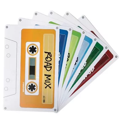 NEW Walkmats Retro Cassette Design Road Mix Music Set Of 6 Placemats • $29.90