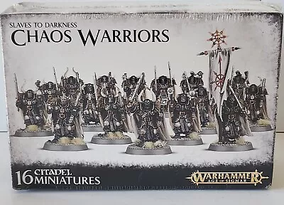 16 Chaos Warriors - Slaves To Darkness - NIB - Warhammer Age Of Sigmar WHFB • $179.99