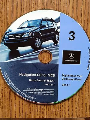 2004 MERCEDES NAV  DVD For MCS 2004.1 BQ 6 46 0194 NORTH CENTRAL USA • $85