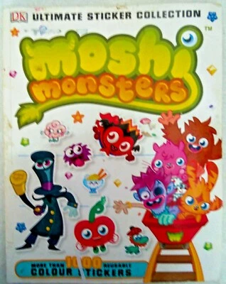 £0.99 • Buy Moshi Monsters Ultimate Sticker Collection Book 800+ Colour Reuseable DK Fun