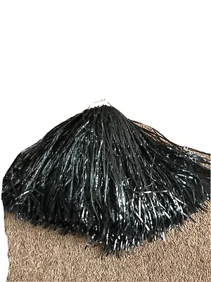 £3.99 • Buy Black Pom Pom. American High School. Cheer Leader. Hen Party. Fancy Dress