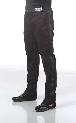 Racequip Black 2X-Large Single Layer Racing Driver Fire Suit Pants SFI 3.2A/ 1 • $85.95