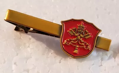 HOLY SEE Vatican Pope Catholic Seal TIE BAR • $15.99