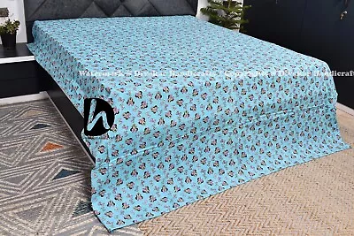 Indian Ralli Cotton Kantha Quilt Bedding Throw Mickey Mouse Blanket New Coverlet • $62.44