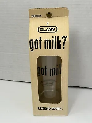 Vintage Got Milk Legend Dairy Doug Wilson Carton  • $19.99