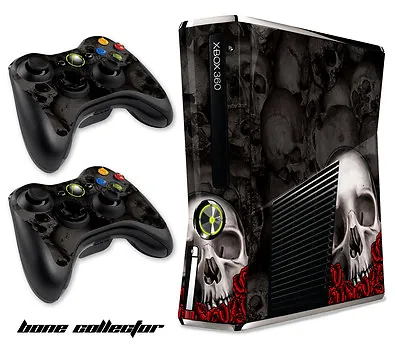 $8.95 • Buy Skin Decal Wrap For Xbox 360 Slim Gaming Console & Controller Xbox360 Slim BC B