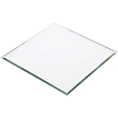 Plymor Square 3mm Beveled Glass Mirror 6 Inch X 6 Inch (Pack Of 2) • $10.16