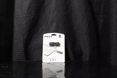 New Flash Drive PNY 8GB USB Classic Attache Black  Sealed Photos Videos Music • $1.99