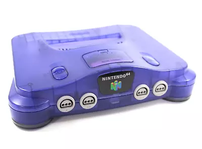 Genuine Official Nintendo 64 N64 Console [Funtastic Grape/Purple] CONSOLE ONLY • $250