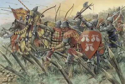 Italeri 6027 1:72 100 Years War English Knights And Archers • £8.77