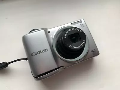 £62.85 • Buy Canon PowerShot A810 HD Digital Camera 16.0 Megapixel 5x Optical Zoom