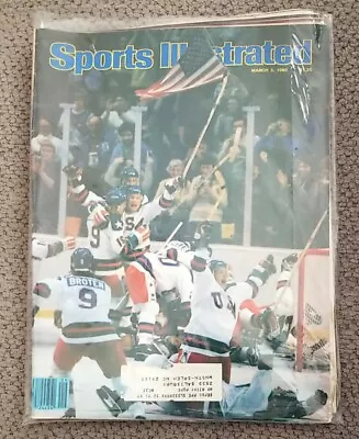 Miracle On Ice Sports Illustrated March 3 1980 USA Olympics Hockey Issue! • $75