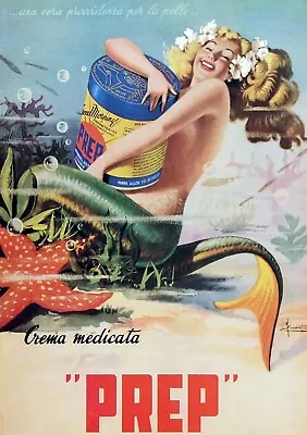 12633.Decor Poster.Home Wall.Room Art Interior Design.Prep Medication.Mermaid • $57