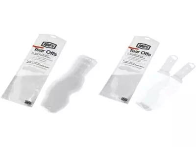 100% Goggle Tear Offs For Adult Racecraft 2 Strata 2 Accuri 2 Standard Laminated • $15.99