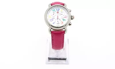 Michele CSX Carousel Stainless Multicolor Chronograph Womens Wristwatch #WB669-3 • $89
