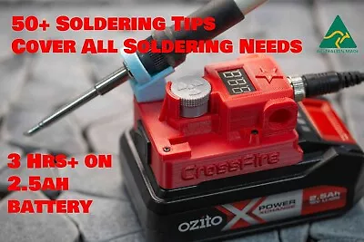 For Ozito Portable Soldering Iron 18v Solder Station Cordless Soldering 18V • $109.90