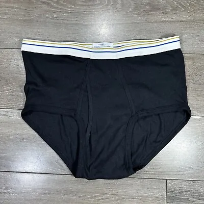 Vintage (1) Black Towncraft Logo Brief Size L  New Out Of Package.  RARE • $28.99