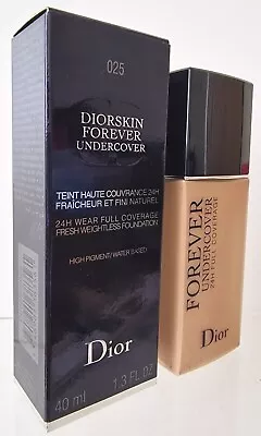 £24.90 • Buy DIOR DIORSKIN Forever Undercover Liquid Foundation Shade 025 SOFT BEIGE 40ml