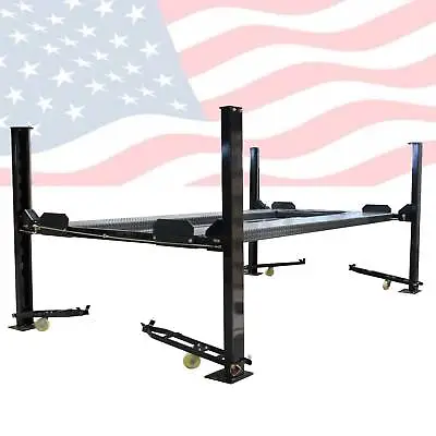 XK P-407A 8000 LB 4-Post Heavy Duty Portable Storage Car Lift Auto Hoist Movable • $3449