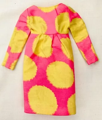 Vintage Barbie Francie Sun Spots #1277 Hot Pink Dress   389-27 • $28