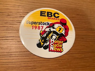 Original Genuine Vintage EBC Brakes Superstock 1987 MCN Decal Sticker 1980s • $2.53