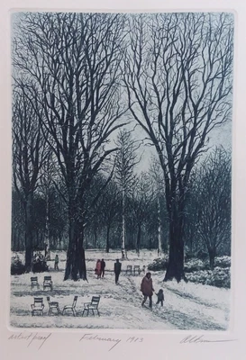 $1150 • Buy Harold Altman  February 1983  Artist Proof, Limited Edition 