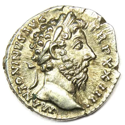 Marcus Aurelius AR Denarius Silver Roman Coin 139-161 AD - Good VF / XF (EF) • $460.75