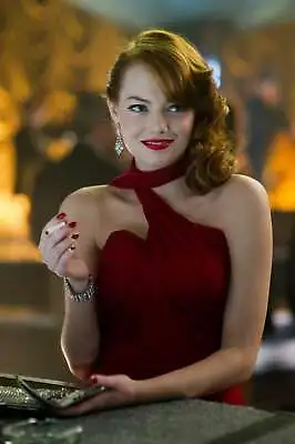 $3.99 • Buy Emma Stone Dressed In Red 8x10 Picture Celebrity Print