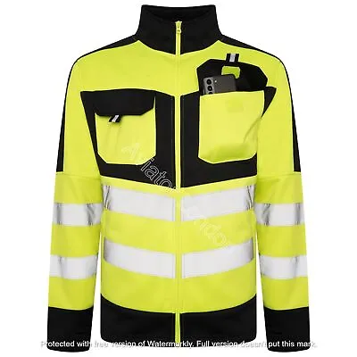 £24.95 • Buy Hi Viz Vis High Visibility Hoodie Jacket Zip Front Zip EN ISO 20471 Certified