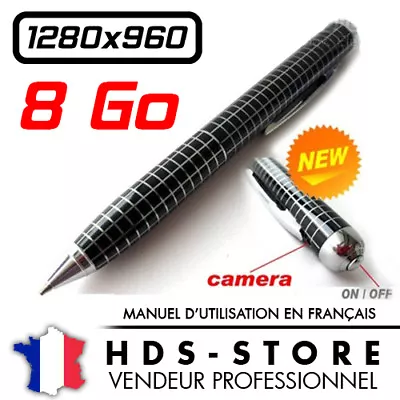 £37.42 • Buy Pen Spy Camera Design MDPENCAMHD1S 960P+Micro SD 8 Go Video 1280X960